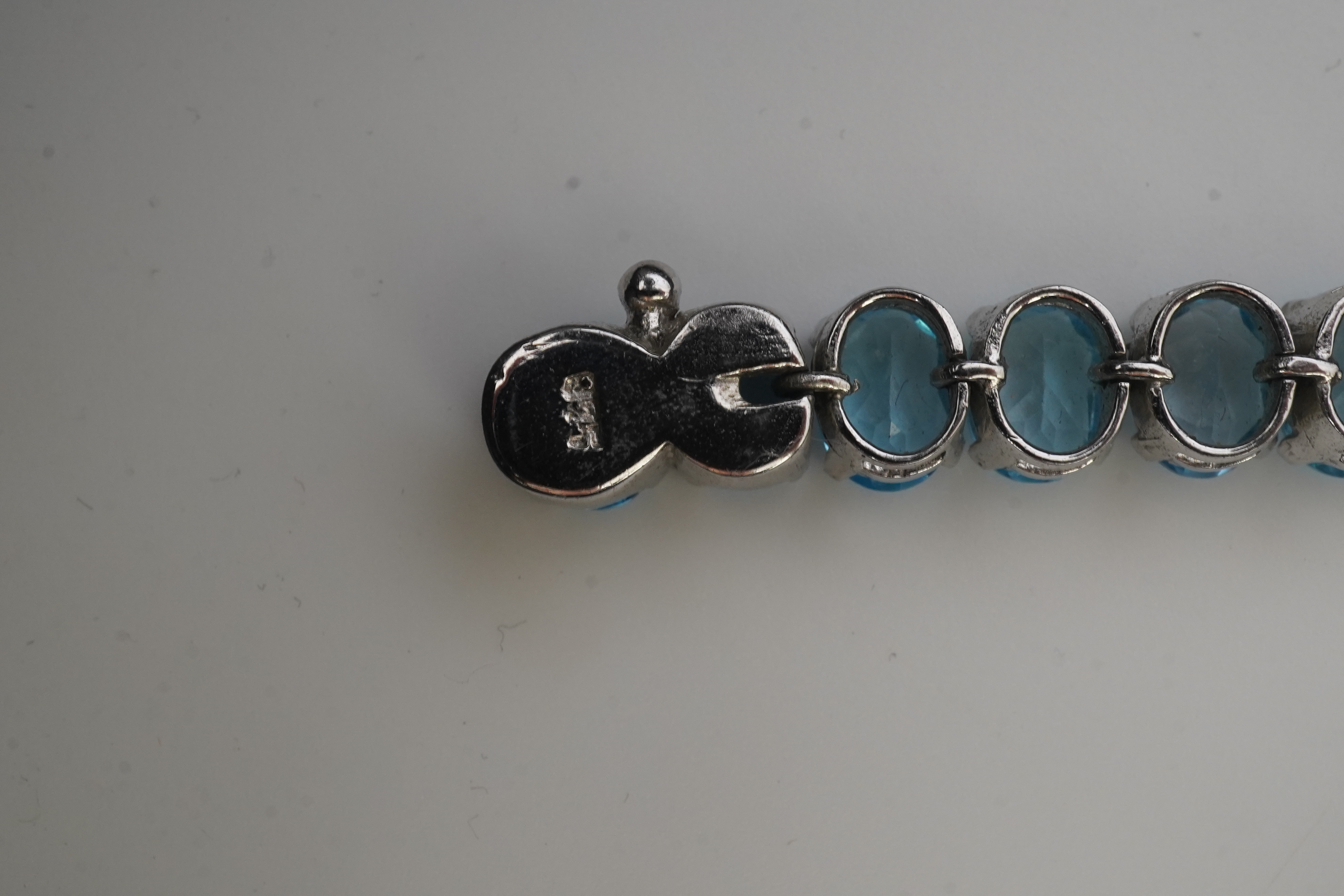 A blue topaz bracelet